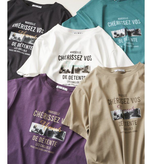 Lbc with Life「【接触冷感】フォトロゴTシャツ」|Tシャツ・カットソー|