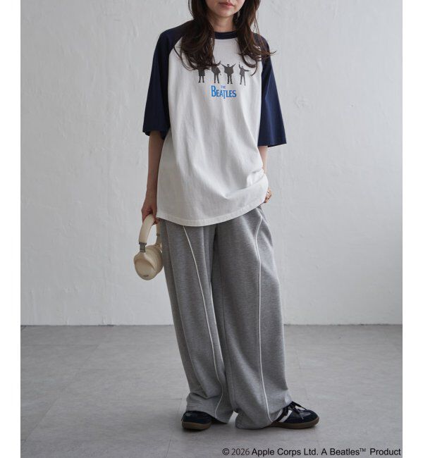 VENCE share style「THE BEATLES ザ ビートルズ HELPラグランTシャツ」|Tシャツ・カットソー|