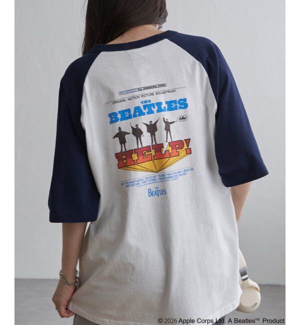 VENCE share style「THE BEATLES ザ ビートルズ HELPラグランTシャツ」|Tシャツ・カットソー|