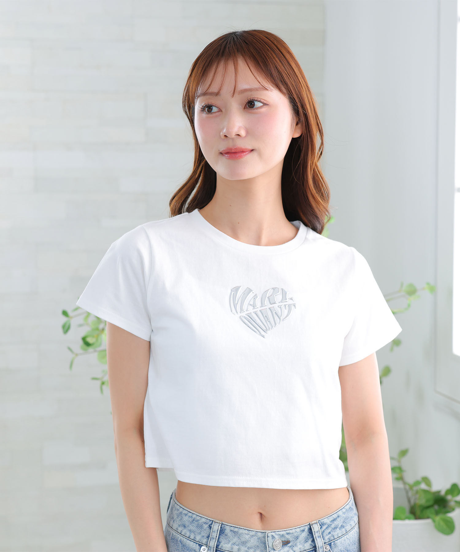 MARY QUANT「メタリックプリント Tシャツ」|Tシャツ・カットソー|ホワイト