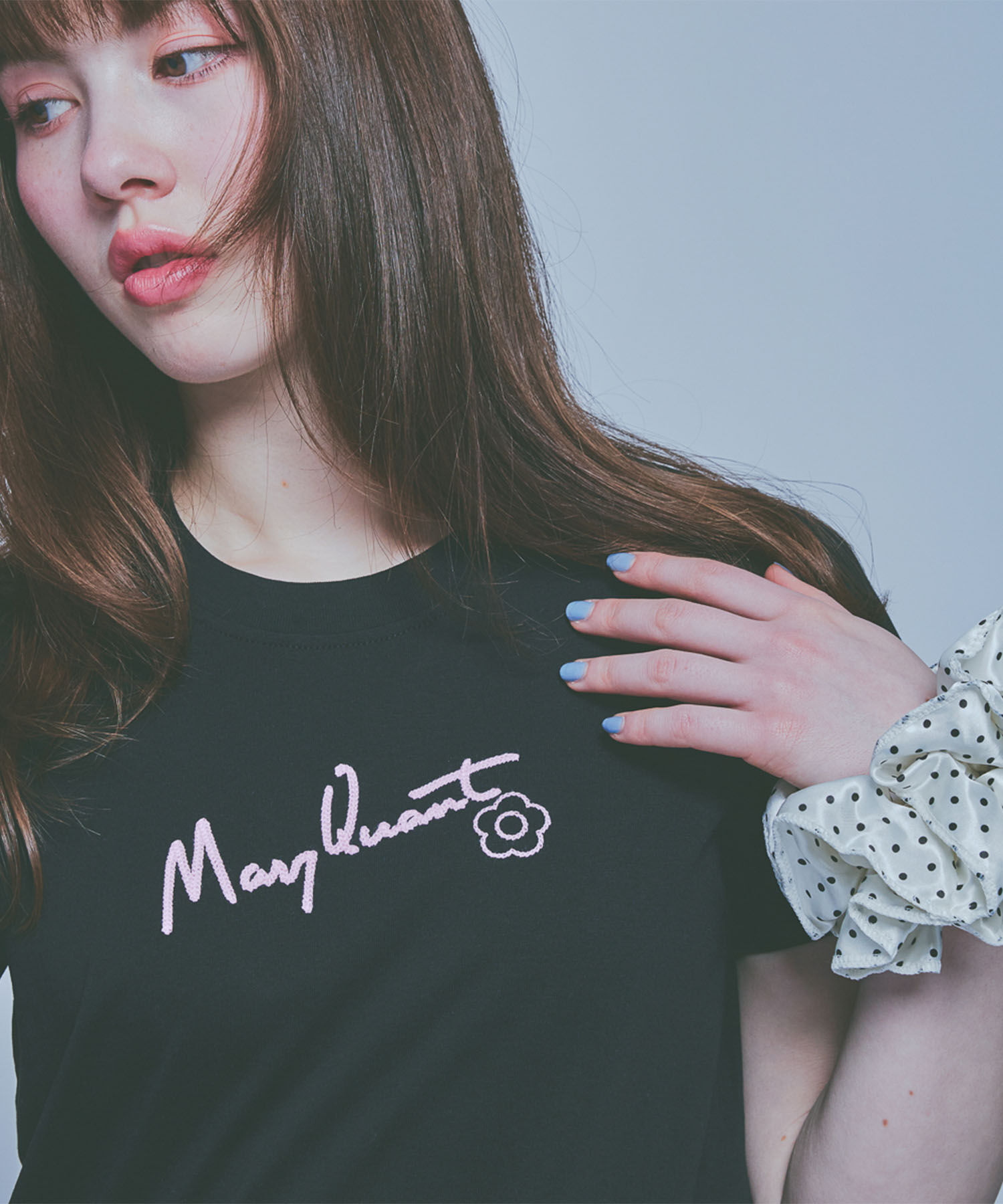 MARY QUANT「チェーンステッチ Tシャツ」|Tシャツ・カットソー|