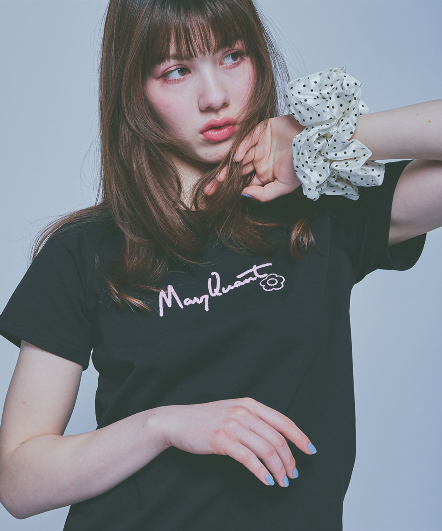 MARY QUANT「チェーンステッチ Tシャツ」|Tシャツ・カットソー|