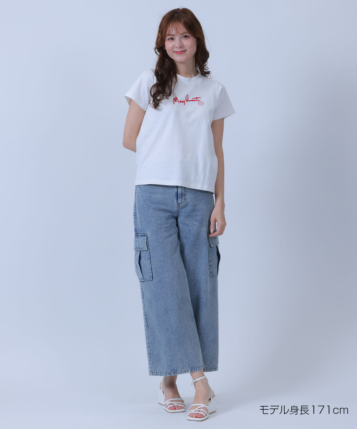 MARY QUANT「チェーンステッチ Tシャツ」|Tシャツ・カットソー|
