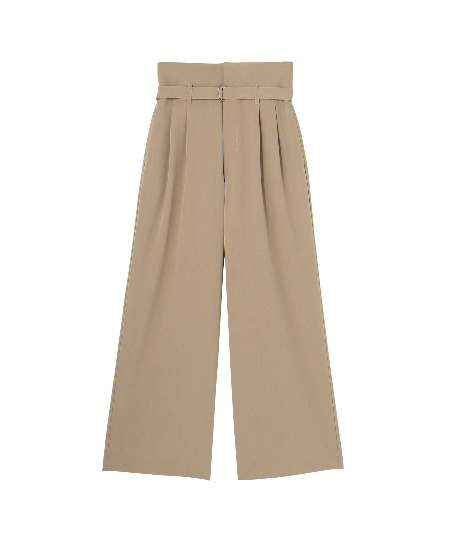 MARY QUANT「タックワイド パンツ」|スラックス|