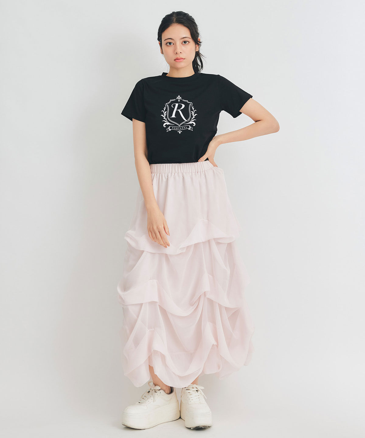 REDYAZEL「エンブレムロゴTシャツ」|Tシャツ・カットソー|
