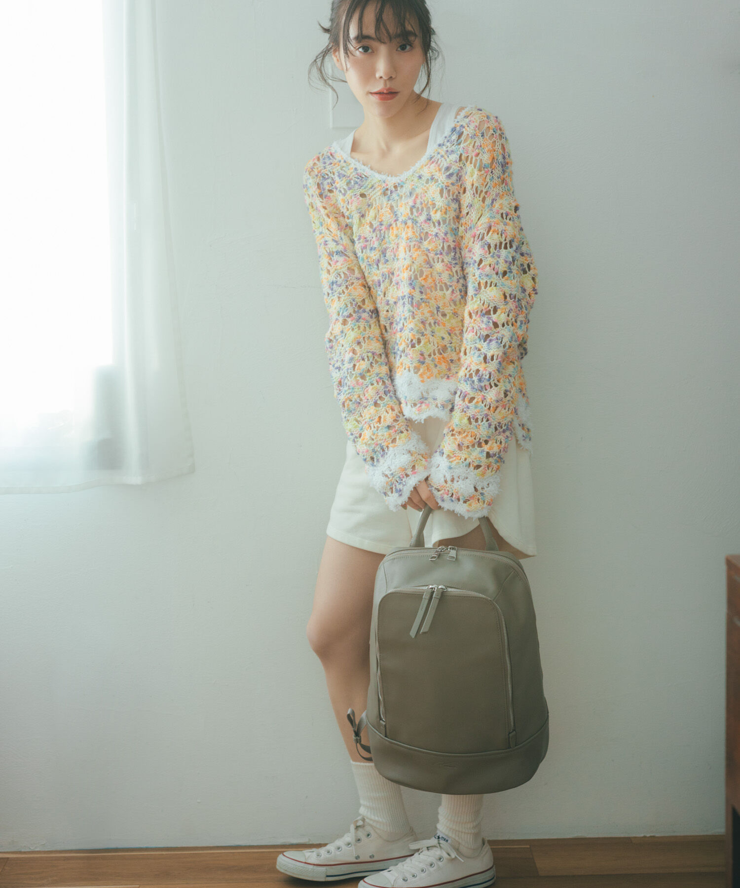 W&.Day/Night「本革 リュックサック W&.Day/Night ピルクエット レザーリュック A4サイズ 13.3インチPC収納 19011」|リュック|