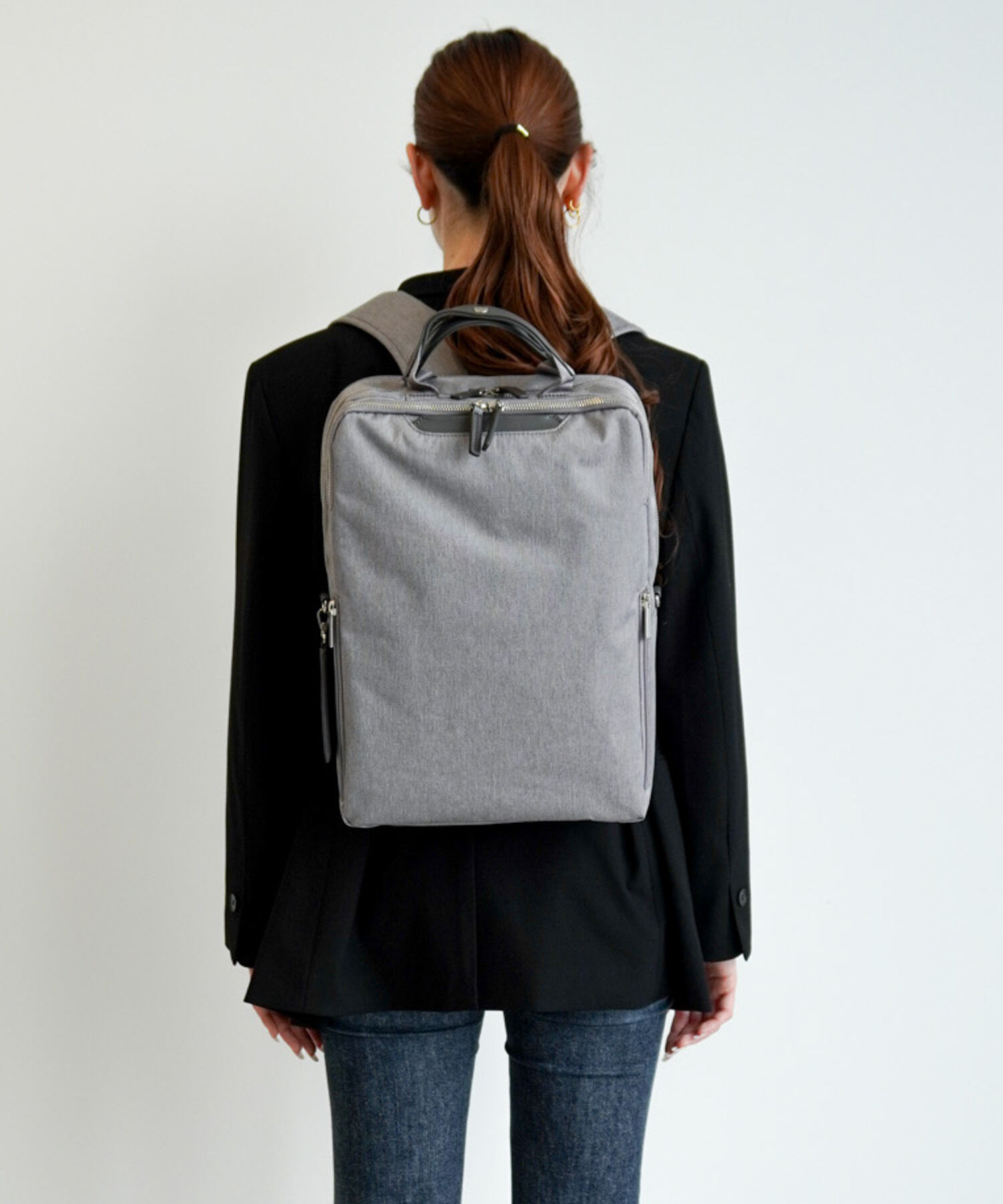 ace.「ace./エース フィッテムヘザー ビジネスリュック  A4 14インチPC収納 15L スクエア型  20112」|リュック|