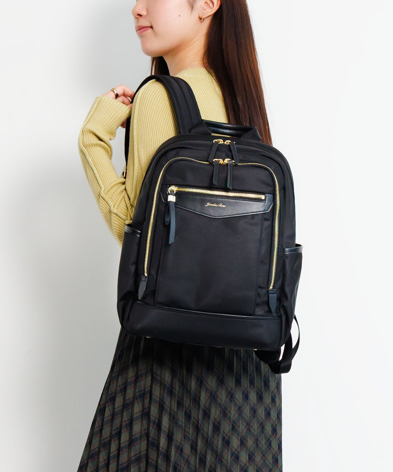  「Jewelna Rose/ジュエルナローズ リラ リュックサック  A4サイズ 13.3インチ収納 背面メッシュ 16361 バッグ」|リュック|