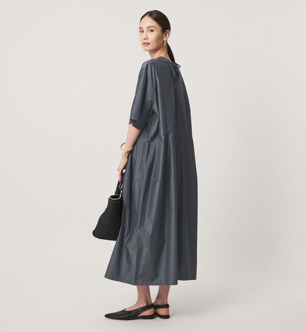 UNITED ARROWS「デニムライク ブライトローン ワンピース ‐ウォッシャブル‐」|ワンピース|