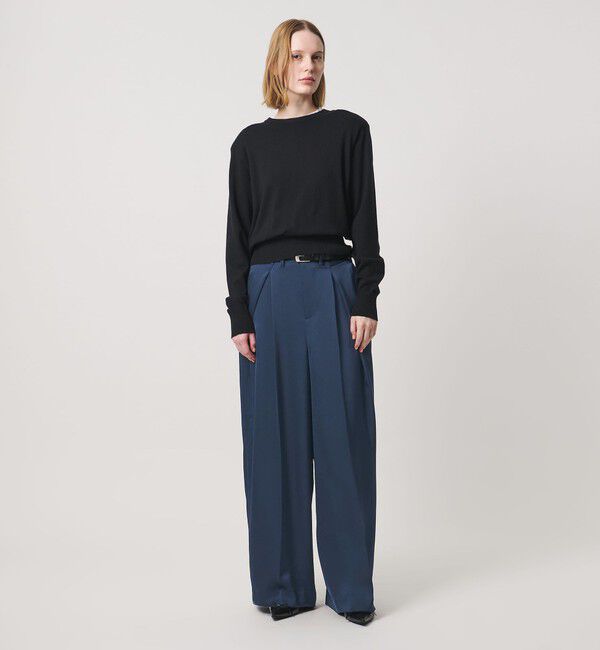 AEWEN MATOPH「＜AEWEN MATOPH＞サテンインタックパンツ ‐ ウォッシャブル - 」|その他|