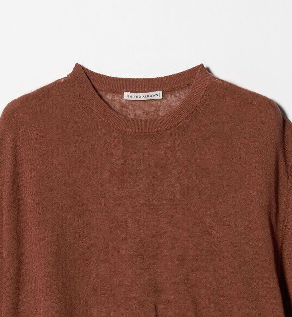 UNITED ARROWS「リネン/コットン ニット Tシャツ」|Tシャツ・カットソー|