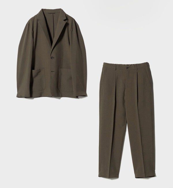 UNITED ARROWS green label relaxing「【WEB限定】JUST fit ドライポリエステル リラックス セットアップ -吸水速乾-」|テーラードジャケット|