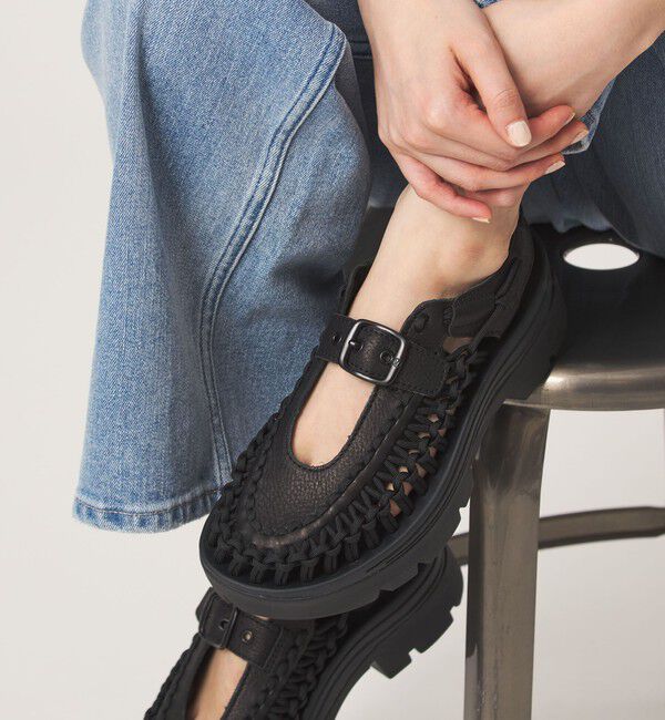 UNITED ARROWS green label relaxing「＜KEEN＞ユニーク ピーエルティー メリージェーン サンダル」|サンダル|BLACK