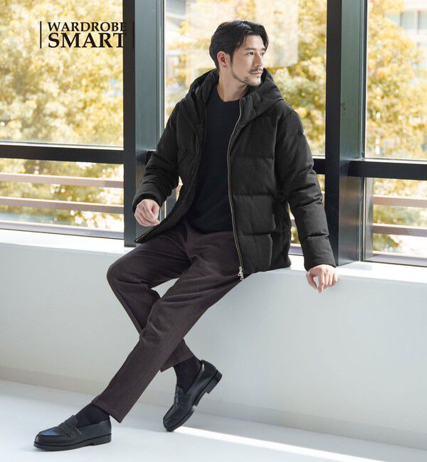 BEAUTY&YOUTH UNITED ARROWS「【WEB限定 WARDROBE SMART】LANATEC フード ダウンジャケット」|ダウン|