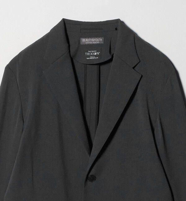 BEAUTY&YOUTH UNITED ARROWS「トリクシオン/TRIXION シャンブレー コンフォート ジャケット セットアップ対応 ウォッシャブル」|テーラードジャケット|