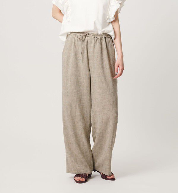 BEAUTY&YOUTH UNITED ARROWS「リネンライク ライトイージーパンツ ウォッシャブル 防シワ」|その他|その他3