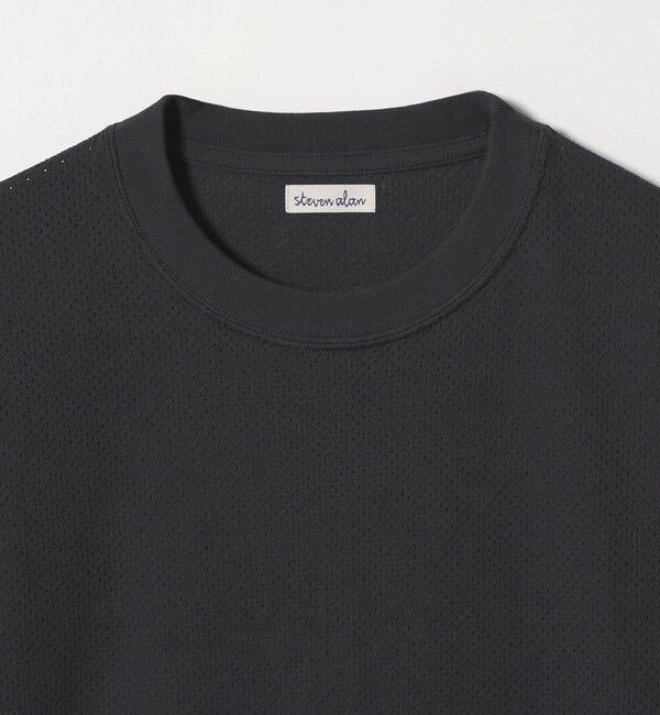STEVEN ALAN「＜Steven Alan＞ アイレットメッシュ クルーネック Tシャツ」|Tシャツ・カットソー|