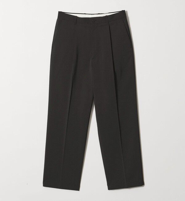 STEVEN ALAN「＜Steven Alan＞ RENURMY アウト ワンプリーツ スラックス」|スラックス|BLACK