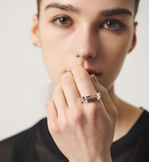 BEAUTY&YOUTH UNITED ARROWS「＜eoa＞ストーン ダブル リング」|リング|