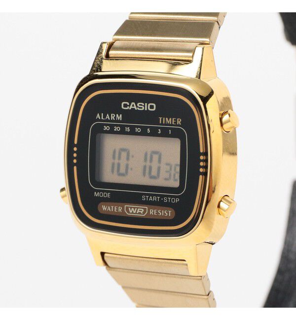 BEAMSBOY「CASIO / デジタルゴールド ミニ」|クロック・置時計|