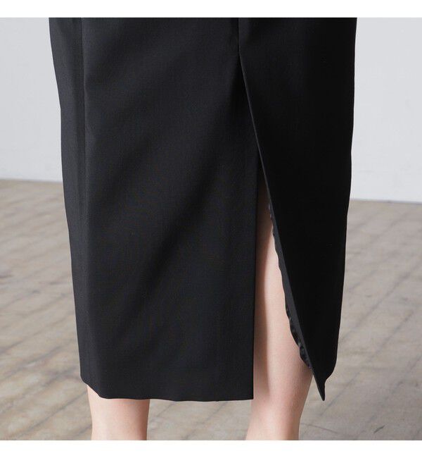 Demi-Luxe BEAMS 「AK+1 / スーパーブラック ワンピース」|ワンピース|