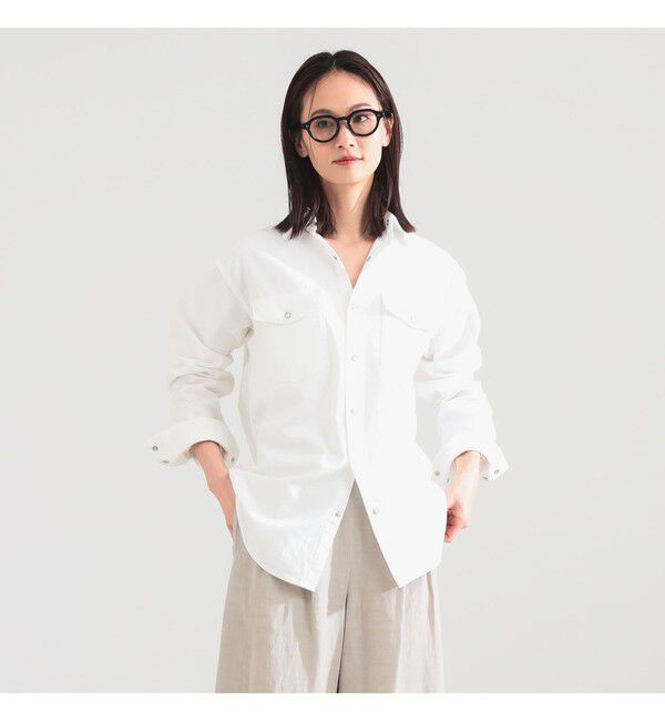 Demi-Luxe BEAMS 「AK+1 / 8オンス ウォッシュド シャツ」|シャツ・ブラウス|