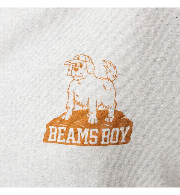 BEAMSBOY「【別注】Champion / BOYロゴ リンガーTシャツ」|Tシャツ・カットソー|