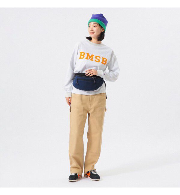 BEAMSBOY「【別注】Champion / BOYロゴ リンガーTシャツ」|Tシャツ・カットソー|