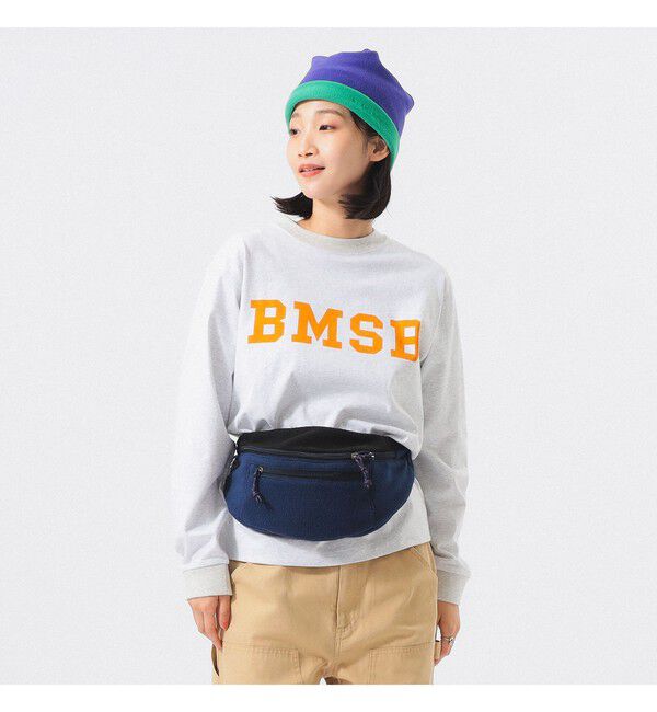 BEAMSBOY「【別注】Champion / BOYロゴ リンガーTシャツ」|Tシャツ・カットソー|