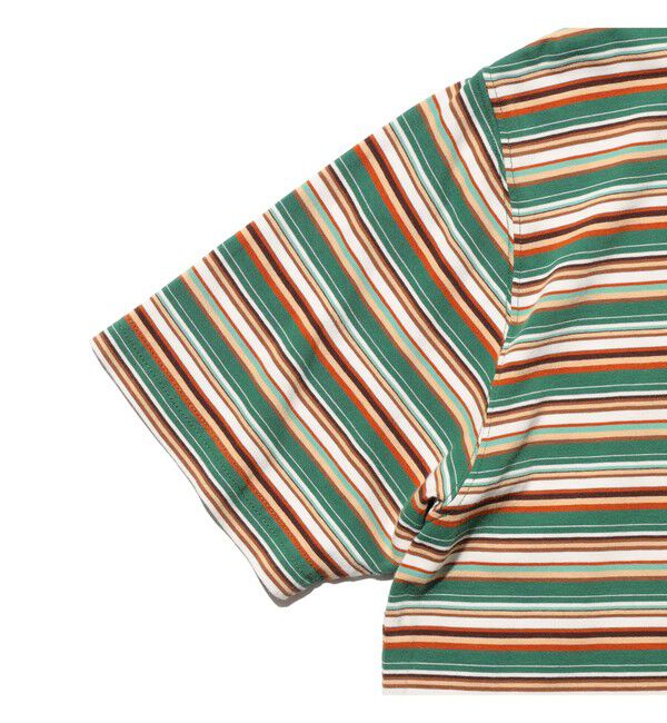 BEAMS PLUS「Pocket Tee Multi Stripe Tee」|Tシャツ・カットソー|