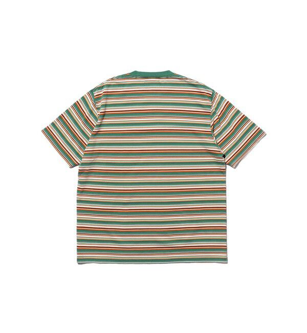 BEAMS PLUS「Pocket Tee Multi Stripe Tee」|Tシャツ・カットソー|