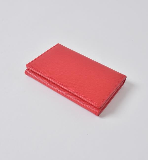 SHIPS「SHIPS:【SAFFIANO LEATHER】イタリアンレザー  カードケース （名刺入れ）」|名刺入れ・カードケース|