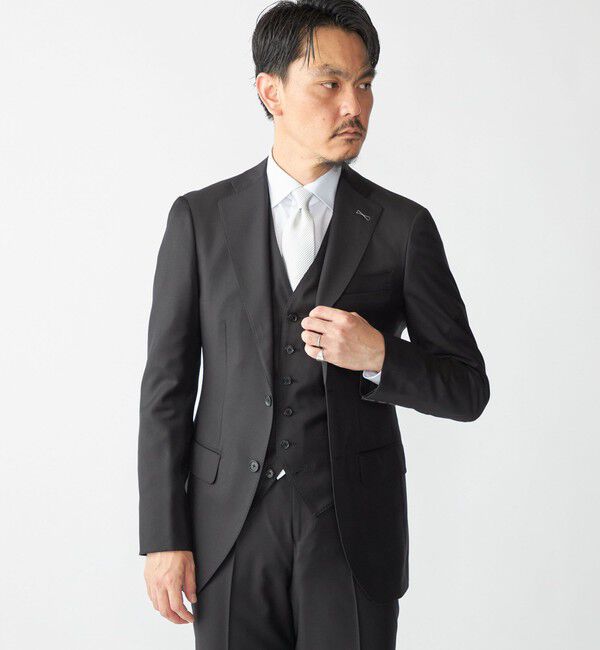 SHIPS「SHIPS: LORO PIANA FABRIC オーストラリス 無地 ベスト」|ベスト・ジレ|