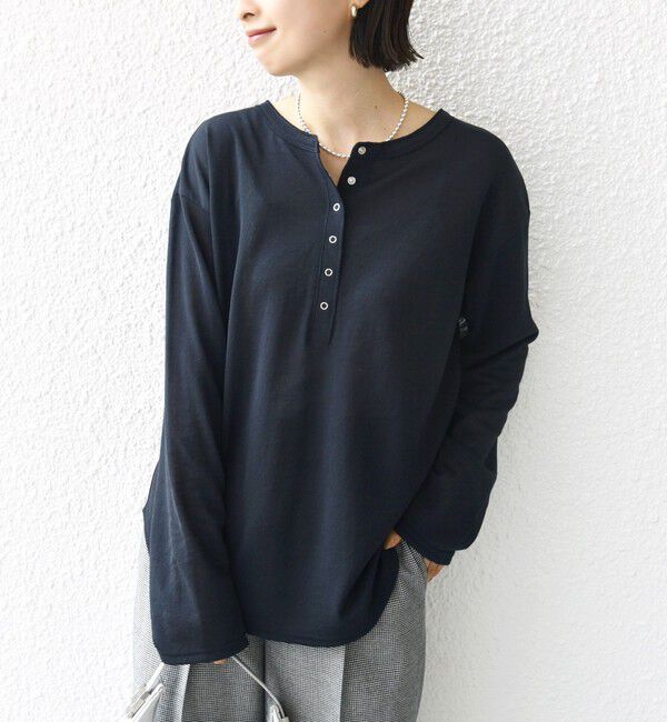 SHIPS for women「〈洗濯機可能〉シアー 裏毛 2WAY プルオーバー」|Tシャツ・カットソー|