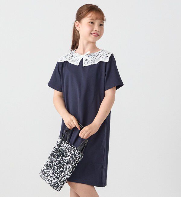 SHIPS any「SHIPS any: スパンコール 2WAY トートバッグ<KIDS>」|トートバッグ|