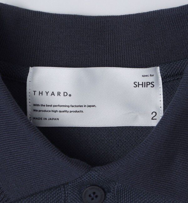 SHIPS「THYARD: COOLMAX(R) チューブラー ポロシャツ」|ポロシャツ|
