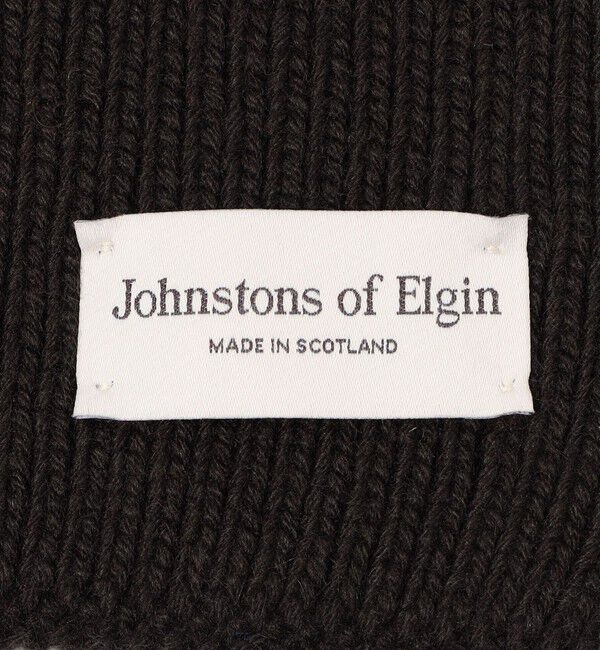 TOMORROWLAND GOODS「Johnstons of Elgin カシミヤ リブニットマフラー」|マフラー|