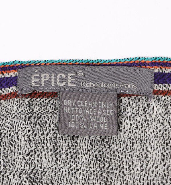 TOMORROWLAND GOODS「EPICE ウール ラインストール」|ストール|