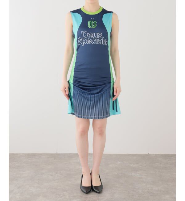 JOINT WORKS「DEUS EX MACHINA/デウスエクスマキナ DE SOLEIL MOTO DRESS」|タンクトップ|