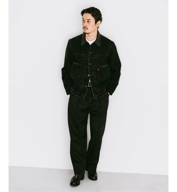 EDIFICE「Levi&rsquo;s(リーバイス) 別注 2nd Type トラッカー ジャケット」|デニムジャケット|