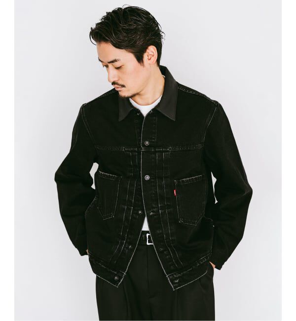 EDIFICE「Levi&rsquo;s(リーバイス) 別注 2nd Type トラッカー ジャケット」|デニムジャケット|