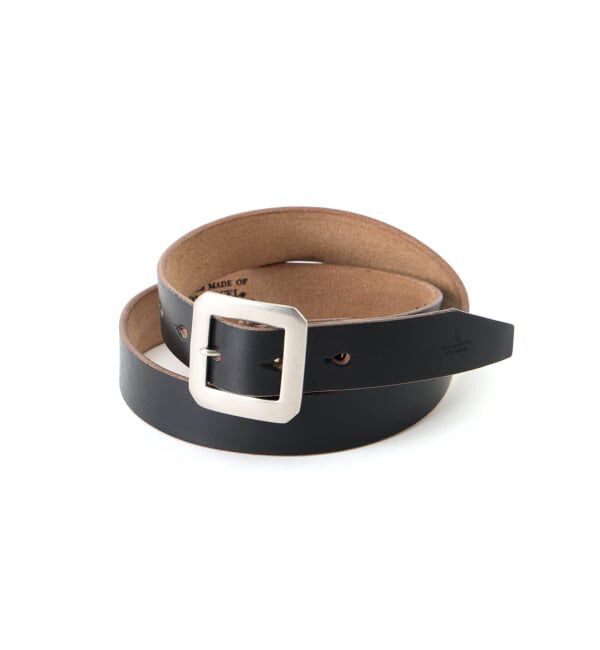 JOURNAL STANDARD relume「Button Works / ボタンワークス 別注 ヴィンテージ スクエアバックル ベルト」|ベルト|その他カラー K