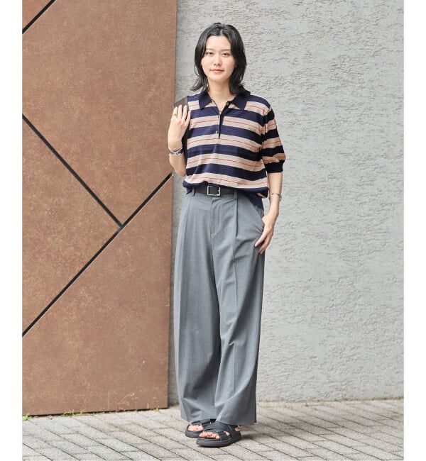 JOURNAL STANDARD「ウォッシャブル ポロシャツ」|ニット・セーター|