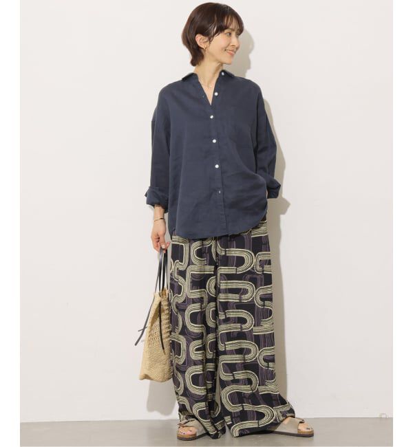 JOURNAL STANDARD relume「《追加3 / 新色》カラーリネンオーバーサイズシャツ」|シャツ・ブラウス|