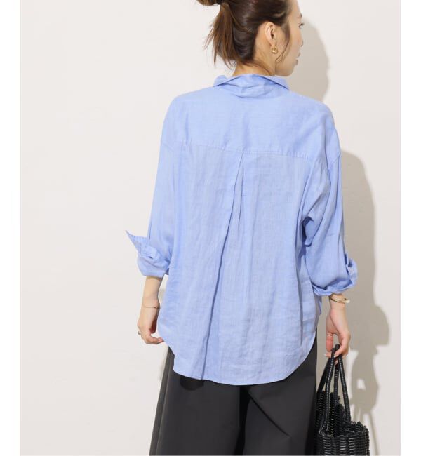 JOURNAL STANDARD relume「《追加3 / 新色》カラーリネンオーバーサイズシャツ」|シャツ・ブラウス|
