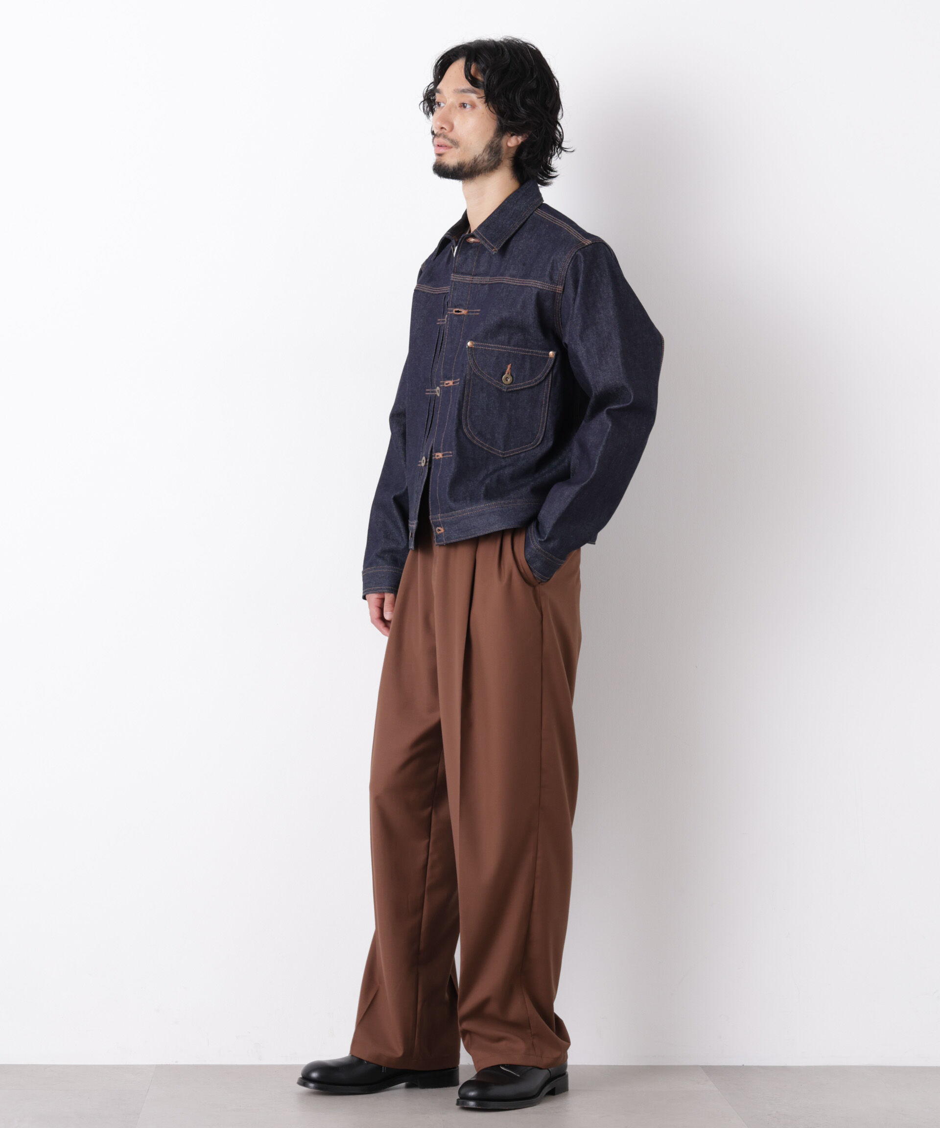 NANO universe「Lee/別注 COW BOY JACKET(セットアップ可)」|ブルゾン・スタジャン|