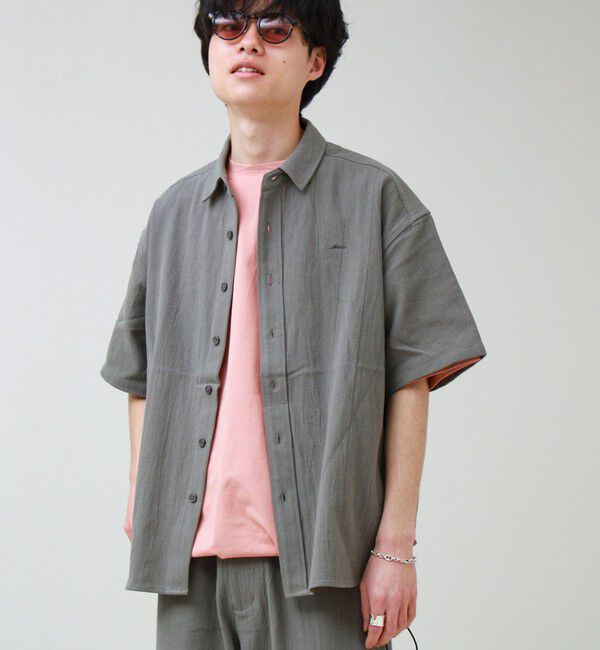 GLOSTER「【JACKPURCELL/ジャックパーセル】コットンパナマ半袖シャツ」|シャツ・ブラウス|