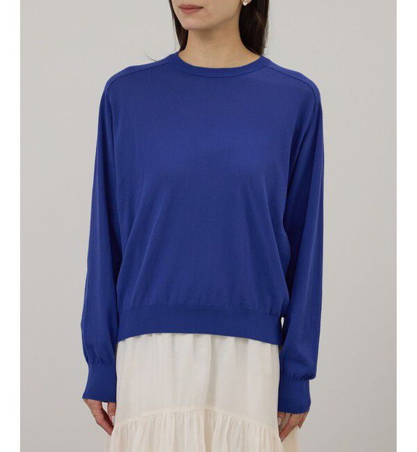 SALON adam et rope'「【WEB・一部店舗限定】2WAYスリットニットプルオーバー」|ニット・セーター|