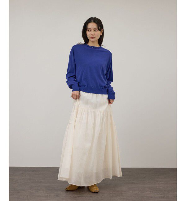 SALON adam et rope'「【WEB・一部店舗限定】2WAYスリットニットプルオーバー」|ニット・セーター|