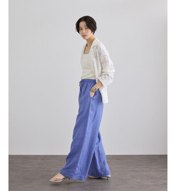 SALON adam et rope'「【WEB限定】刺繍レースパッチワークシャツジャケット/ セットアップ対応」|テーラードジャケット|